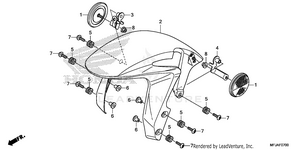 Front Fender Schematic