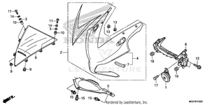 Upper Cowl Schematic