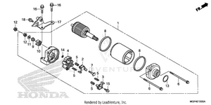 Starter Motor Schematic