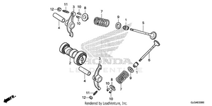 Camshaft@valve Schematic