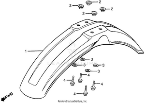 Front Fender Schematic