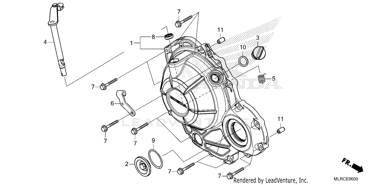 RIGHT CRANKCASE COVER