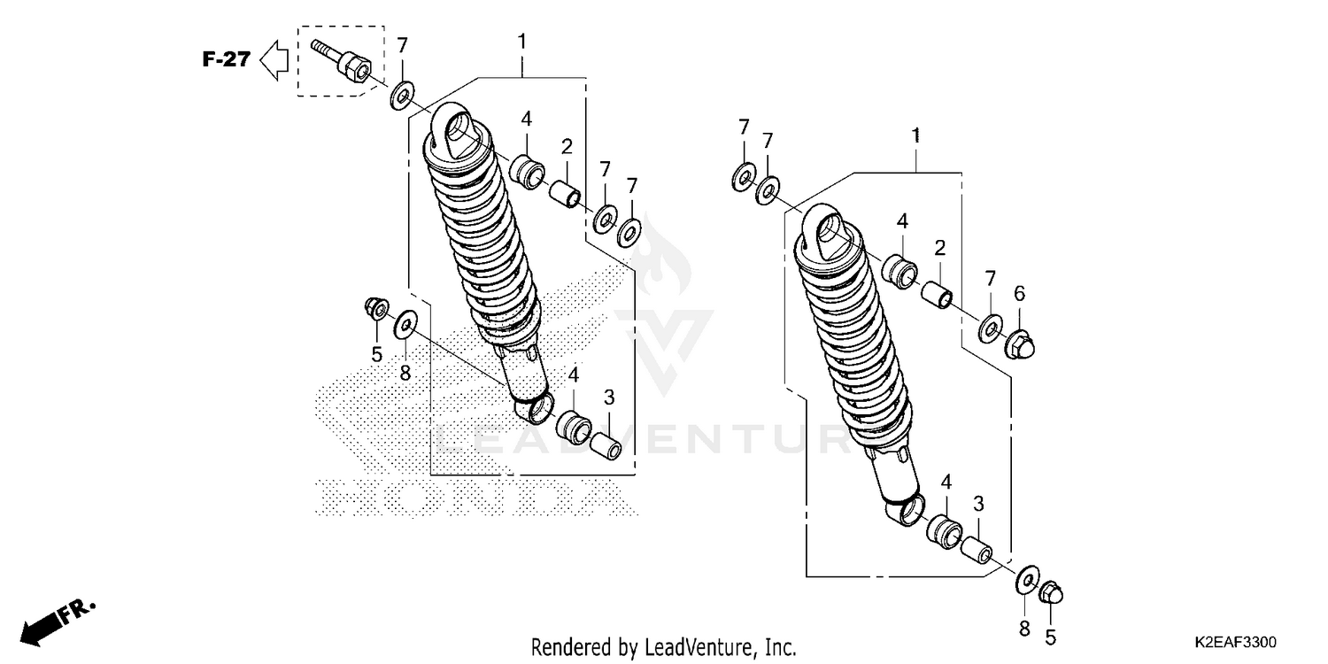 REAR SHOCK ABSORBER