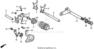 Gearshift Drum Schematic