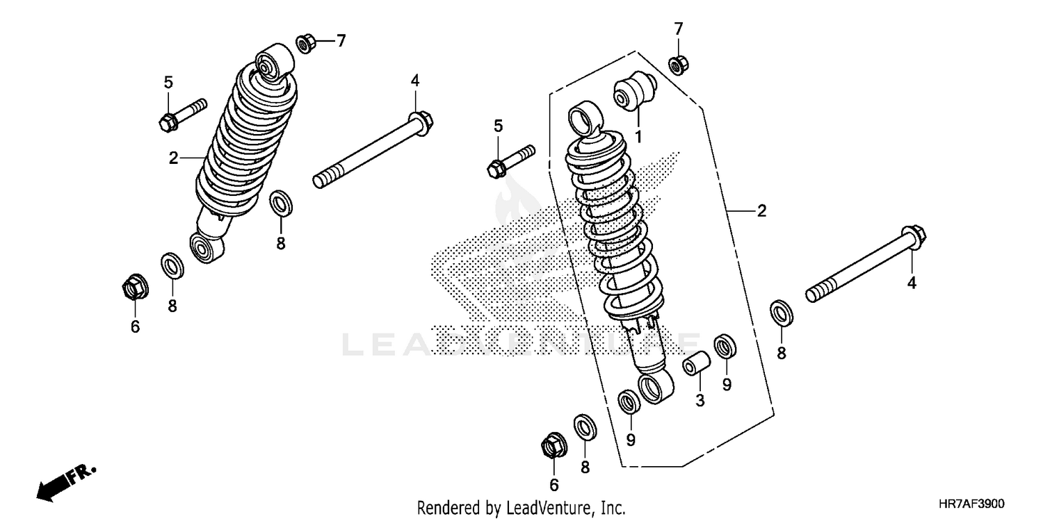 REAR SHOCK ABSORBER