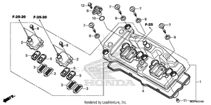 Cylinder Head Cover Schematic