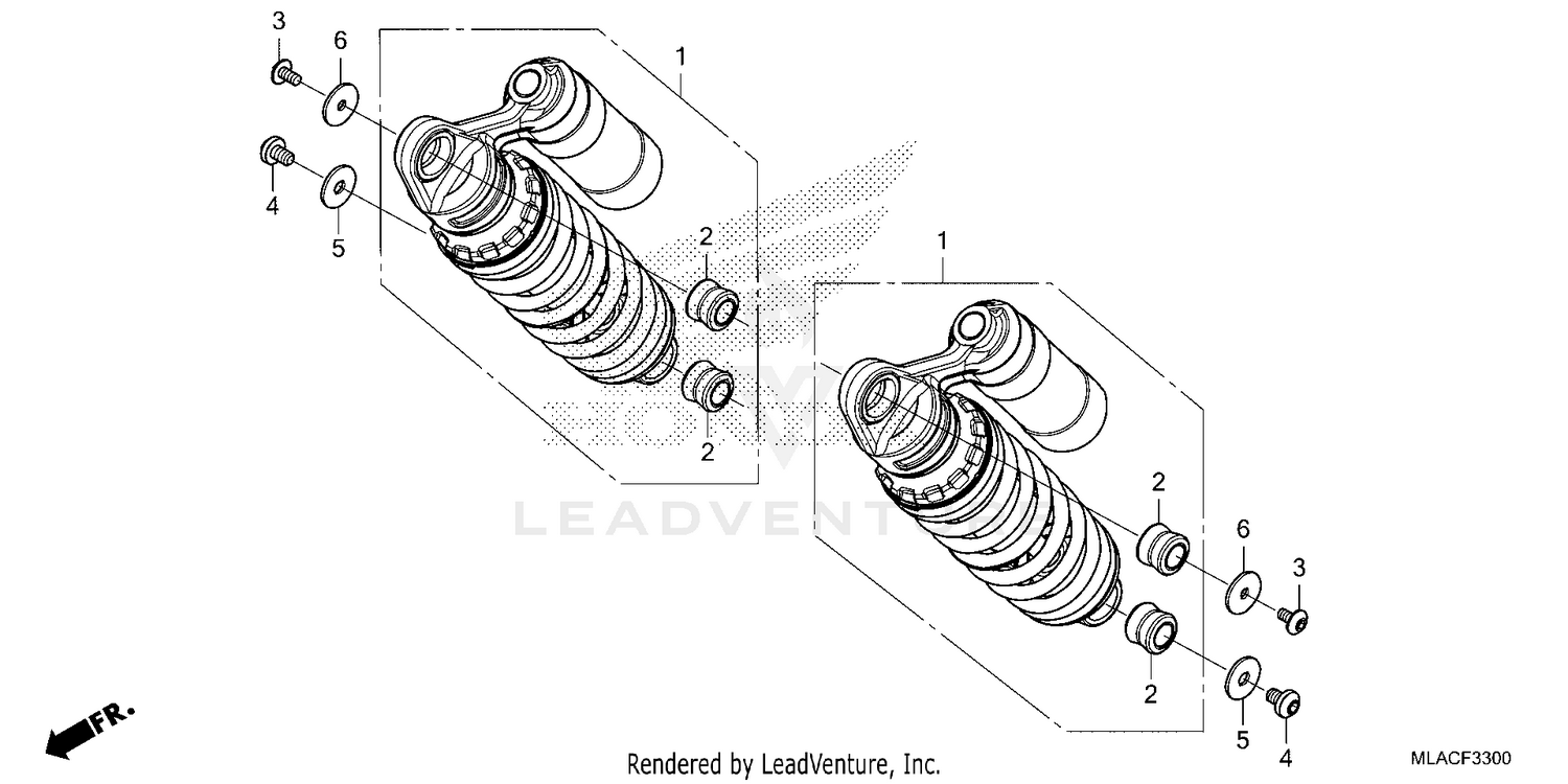REAR SHOCK ABSORBER