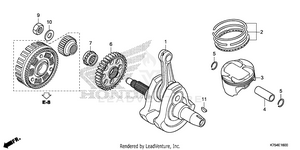 Crankshaft@piston Schematic