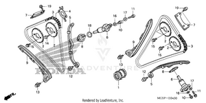 Cam Chain@tensioner Schematic