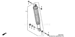Rear Shock Absorber Schematic