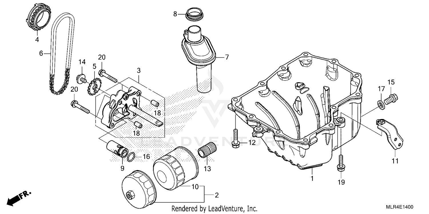 OIL PAN@OIL PUMP