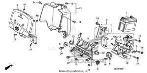 Front Cover + Battery Schematic