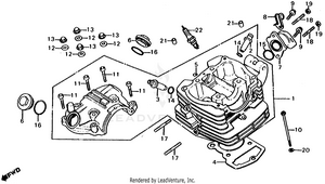 Cylinder Head Schematic