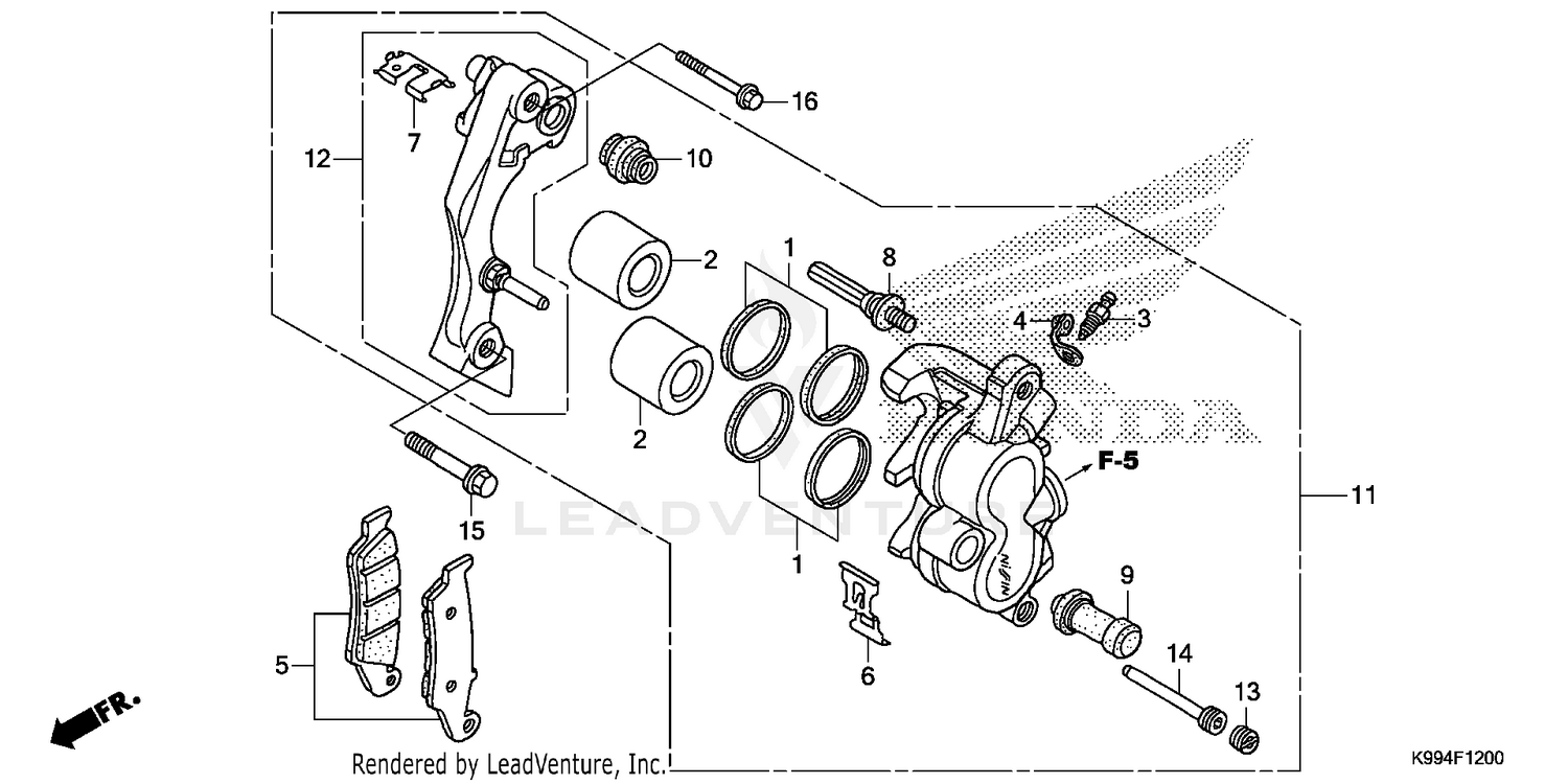 FRONT BRAKE CALIPER
