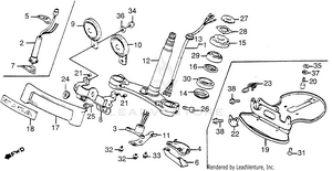 Steering Stem + Horn Schematic