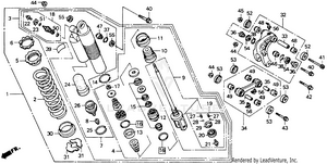 Shock Absorber 91-92 Schematic