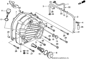 Right Crankcase Cover Schematic