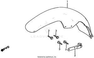 Front Fender Schematic