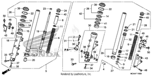 Front Fork Schematic