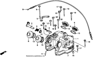 Cylinder Head Cover Schematic