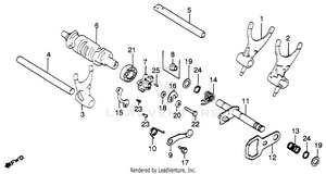 Gearshift Drum Schematic