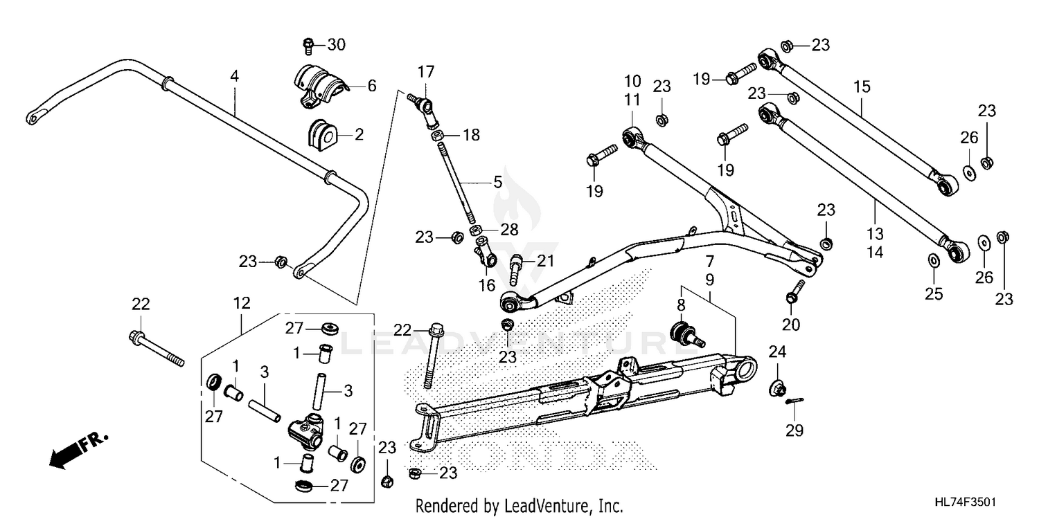 REAR ARM@REAR STABILIZER (2)