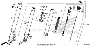 Front Fork Schematic