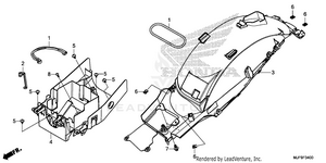 Rear Fender Schematic