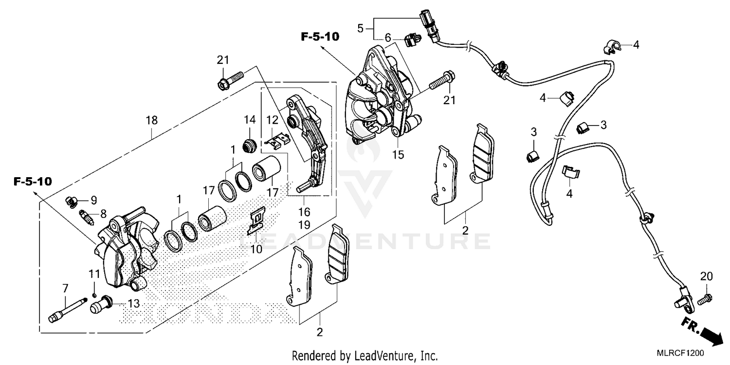 FRONT BRAKE CALIPER