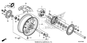 Rear Wheel Schematic