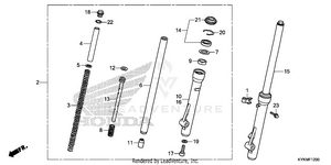 Front Fork Schematic
