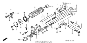 Gearshift Drum Schematic