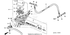 Clutch Master Cylinder Schematic