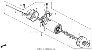 Starting Motor Schematic