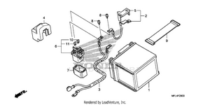 Battery (cbr1000rr) Schematic