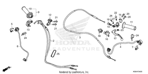 Handle Lever@switch@cable Schematic
