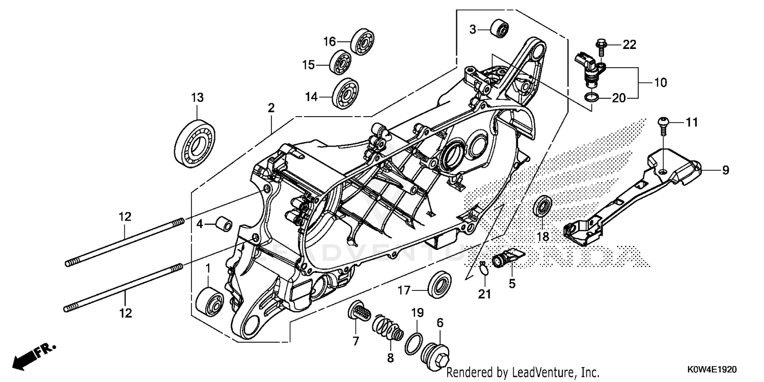 LEFT CRANKCASE