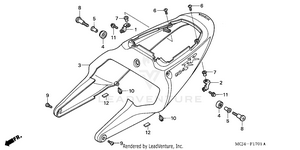 Rear Cowl (2) Schematic