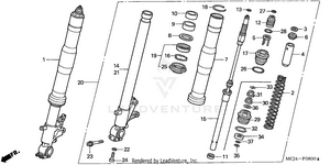 Front Fork Schematic