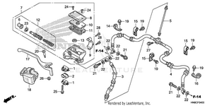 Front Brake Master       Cylinder Schematic