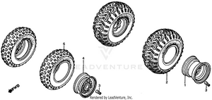 Wheel Rim + Wheel Tire Schematic