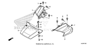 Front Fender@hood Schematic