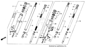 Front Fork Schematic