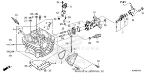 Cylinder Head Schematic