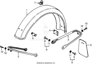 Front Fender Schematic