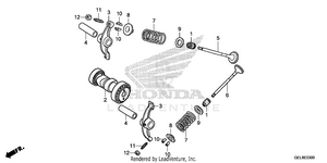 Camshaft@valve Schematic