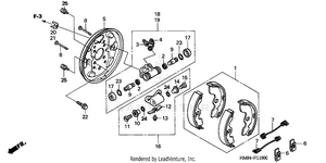 Front Brake Panel Schematic