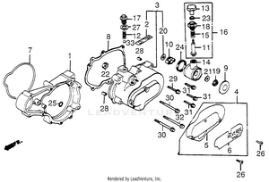 Left Cover Spacer + Sub-transmission Cover Schematic