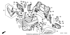 Upper Cowl Schematic