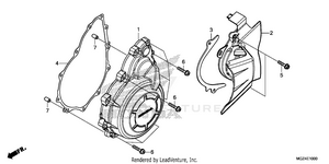 Alternator Cover Schematic